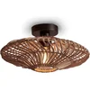 Image de GOOD&MOJO Plafonniere Zanzibar - Rotan - Ø40cm - Modern