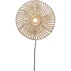 Image de GOOD&MOJO Wandlamp Zanzibar - Rotan Wit - Ø40cm - Binnen Modern