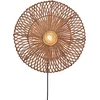 Image de GOOD&MOJO Wandlamp Zanzibar - Rotan - Ø55cm - Binnen Modern