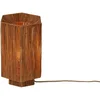 Image de GOOD&MOJO Tafellamp Panama - Donkerbruin - 36x24x36cm - Bohemian