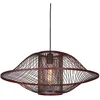 Image de GOOD&MOJO Hanglamp Maui - Bordeaux - Ø70cm - Bohemian - Hanglampen Eetkamer, Slaapkamer, Woonkamer