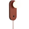 Image de GOOD&MOJO Wandlamp Java - Bruin - Ø12.5x30cm - Binnen Modern