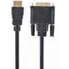 Image de Cablexpert HDMI naar DVI-D Video Kabel - 5.00 m - Zwart