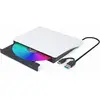 Image de Gembird externe USB CD/DVD-Rom drive (lezen en branden) - USB-A/USB-C - USB3.0 / zwart/wit