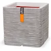 Image de Capi Europe - Bloempot vierkant Rib NL - 30x30 - Ivoor - Opening Ø24 - Bloempot voor binnen en buiten - Levenslang garantie - Breukbestendig - 100% Recyclebaar - CO2 Neutraal geproduceerd - KOFI902