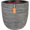 Image de Capi Europe - Bloempot bol Rib NL - 35x34 - Antraciet - Opening Ø29 - Bloempot voor binnen en buiten - Levenslang garantie - Breukbestendig - 100% Recyclebaar - CO2 Neutraal geproduceerd - KOFZ932