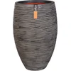 Image de Capi Europe - Vaas elegant deluxe Rib NL - 38x58 - Antraciet - Opening Ø27 - Bloempot voor binnen en buiten - Levenslang garantie - Breukbestendig - 100% Recyclebaar - CO2 Neutraal geproduceerd - KOFZ1131