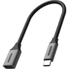 Image de Sitecom AD-1011 USB-kabel 0,15 m USB A USB C Zwart, Grijs