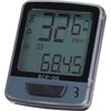 Image de BBB Cycling Fietscomputer Bedraad - Kilometerteller Fiets - 10 Functies - Snelheidsmeter Fiets - Zwart/Zilver - DashBoard 10 BCP-06