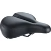 Image de BBB Cycling SoftShape Upright Anatomic - Fietszadel Heren en Dames - E-bike of Stadsfiets Zadel - Fietshouding Rechtop 90° - 265 x 220mm   Zwart   BSD-128