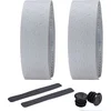 Image de BBB Cycling Stuurlint Racefiets - Beste Grip en Schokabsorptie - Lengte: 200cm - Dikte: 2.5mm - Inclusief Stuurdoppen - Wit - UltraRibbon Gel Stuurtape BHT-15G