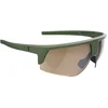 Image de BBB Cycling Comet Fietsbril Heren en Dames - Duurzame Sportbril - Wielrenbril Geschikt voor Race, MTB & Gravel - Mat Olijfgroen Amber - BSG-75