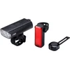 Image de BBB Cycling StrikeDuo 2100i Combo Voorlicht & Achterlicht Set - Met Afstandsbediening   2100 Lumen   USB Oplaadbaar   IPX4 Regenbestendig   Fietsverlichting Racefiets & Mountainbike   BLS-277i