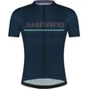 Image de Shimano Logo Korte Mouw Wielertrui Blauw 2XL Man