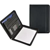 Image de DESQ® Schrijf met rekenmachine en ritssluiting | A4 | incl. schrijfblok 20 vel | Hoogwaardig kunstleer | Zwart