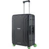 Image de CarryOn Steward TSA Reiskoffer 70 liter zonder rits - 65cm Middenmaat Koffer met kliksloten - Donkergrijs