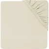 Image de Jollein - Baby Hoeslaken Ledikant Jersey (Ivory) - Katoen - 60x120cm