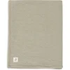 Image de Jollein - Deken Wieg 75x100cm - Wiegdeken, Wiegdekentje, Dekentje Baby - Soft Waves - Olive Green/Velvet