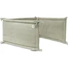 Image de Jollein - Bedomrander 180x30cm - Baby Bedbumper Ledikant - Acryl & Katoen - Grain Knit - Olive Green