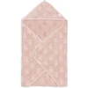 Image de Jollein x Nijntje - Badcape Badstof 75x75cm - Baby Handdoek met Badcape, Omslagdoek, Badponcho Miffy Jacquard - Wild Rose
