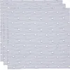 Image de Jollein x Nijntje Hydrofiele Doek Small - 70x70cm - Miffy Stripe - Navy - 3 Stuks