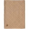 Image de Jollein - Deken Wieg 75x100cm - Wiegdeken, Wiegdekentje, Dekentje Baby - Check Knit Biscuit/Teddy Fleece