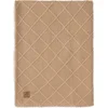 Image de Jollein - Deken Ledikant 100x150cm - Dekentje Baby - Check Knit Biscuit/Teddy Fleece