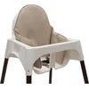 Image de Jollein - Stoelverkleiner Nougat - Waterafstotend - Stoelverkleiner Voor IKEA Kinderstoel, Baby