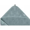 Image de Jollein x Nijntje - Badcape Badstof 75x75cm - Baby Handdoek met Badcape, Omslagdoek, Badponcho - Miffy Jacquard Sea Green