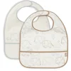 Image de Jollein Slabbetjes Waterproof - 2 Stuks - 30 cm - Elephant Tales