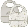 Image de Jollein Slabbetjes Waterproof - 2 Stuks - 30 cm - Tiny Park