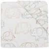 Image de Jollein Hoeslaken Wieg - 40/50x80/90cm - Jersey - Elephant Tales