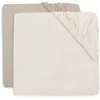 Image de Jollein Hoeslaken Ledikant - 60x120cm - Jersey - Oatmeal/Sand