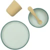 Image de Jollein Kinderserviesset Siliconen - met Bord, Kom, Beker - Jade Shades