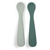 Image de Jollein Babylepel - Baby Bestek Siliconen - Jade Shades - 2 Stuks