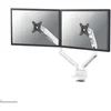 Image de Neomounts NEXT Slim DS70-250WH2 Monitorarm 2 schermen - 17-32" - 1-9 kg/scherm (curved 8 kg/scherm) - gasveer - 180°-stop - Topfix - Easy Install-model - 100% plasticvrije verpakking - wit