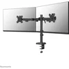 Image de Neomounts NERO DS60-600BL2 Monitorarm 2 schermen - 10-32" - 0-8 kg/scherm - Quick-fix - 180°-stop - 100% plasticvrije verpakking - zwart