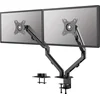 Image de Neomounts FPMA-D650DBLACK Monitorarm 2 schermen - 17-27" - 2-7 kg/scherm - mechanische veer - zwart