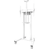 Image de Neomounts FL55-875WH1 gemotoriseerde TV vloerstandaard - 55-100" - verrijdbaar - hoogteverstelling 111,3-176,3 cm - TÜV-gecertificeerd - wit