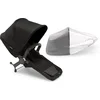 Image de Bugaboo Donkey 5 Duo, complete uitbreidingsset, verbeterd design, omkeerbare stoel en sturen met één hand, Midnight Black