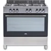 Image de Everglades EVCK9011 - Gasfornuis - RVS - 90CM - 96 Liter - 6 Ovenstanden - Wokbrander - Timer - 5 Jaar Garantie