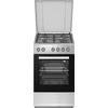 Image de Everglades EVCK5011 - Vrijstaand Gasfornuis - Inox Look - 50CM Breed - 48 Liter - 5 Jaar Garantie