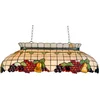 Image de Lumilamp Hanglamp Tiffany 94x41x115 cm Beige Rood Metaal Fruit