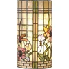 Image de Lumilamp Wandlamp Tiffany 20x11x36 cm Beige Groen Metaal