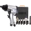 Image de FERM - ATM1043 - Pneumatische - Slagmoersleutel - Universele - DIN - Orion - Aansluiting - inclusief - 10-delige - Doppenset - Opbergkoffer - Werkdruk - 6,3 bar - 320 Nm - Maximaal - Bout - 16mm - Voor aansluiting op - Compressor
