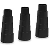 Image de VONROC Stofzuigeradapter / Universele adapter voor afzuigpoorten van 26-40mm   Voor elektrisch gereedschap   3 stuks