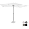 Image de VONROC Premium Parasol Rapallo 200x300cm   Duurzame parasol - Kantelbaar   UV werend doek - Wit   Incl. beschermhoes