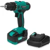 Image de VONROC Accuboormachine 20V   19 schroefstanden + boorstand - Incl. 2 bits - Incl. 4.0Ah Accu en snellader