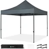 Image de VONROC Partytent - 3x3 m   Premium easy-up Partytent - Modulair Ontwerp   Opvouwbaar   Waterdicht   Stalen Frame - 50+ UV Bescherming - Incl. Opbergtas - Grey