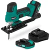 Image de VONROC decoupeerzaag 20V   Ergonomische T-handgreep   Instelbare snelheid, pendelstand & zaaghoek   Incl. twee zaagbladen - Incl. 2x 2.0Ah accu en een snellader